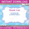 Frozen Thank You Notes