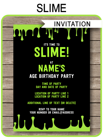 Slime Rancher Birthday Party Invite Digital Download -  Portugal
