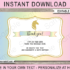Thank You Note Cards