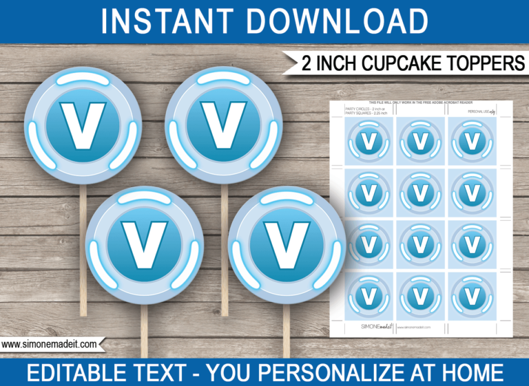 Fortnite V Bucks Printable Printable Templates