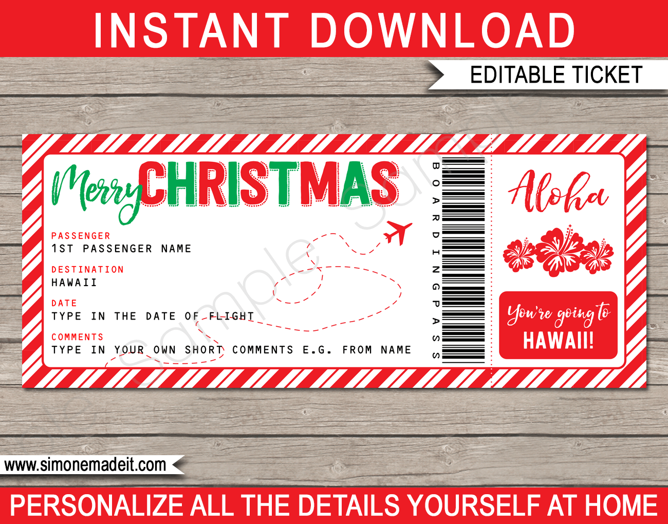 surprise-trip-to-hawaii-boarding-pass-christmas-gift-hawaii-trip-reveal