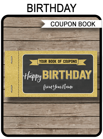 birthday coupon book template diy printable personalized personalized coupon book template