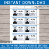 Blue Race Car Drivers License printable template