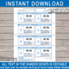 Blue Race Car Drivers License printable template