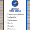 Astronaut Training Checklist
