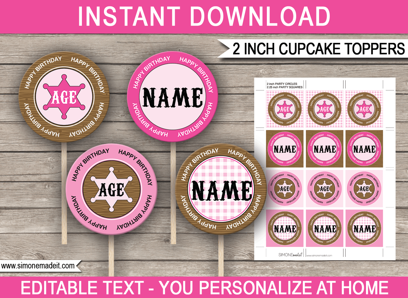 printable-cowgirl-cupcake-toppers-template-birthday-party-decorations