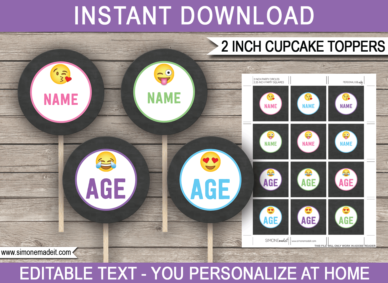printable-emoji-cupcake-toppers-template-birthday-party-decorations