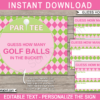 Guess How Many Golf Balls or Tees Party Game