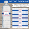 Hockey Water Bottle Labels