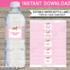 Water Bottle Labels