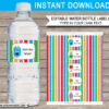 Water Bottle Labels