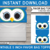 5 inch Favor Bag Toppers