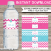 Water Bottle Labels