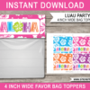 Favor Bag Toppers