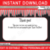 Thank You Note Cards
