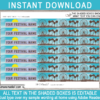 Printable Paper Stagecoach Theme Wristbands | Country Music Festival, Coachella Inspired, Kidchella, Fauxchella, Fete, Gala, Fair, Carnival | Birthday Party Decorations | Editable DIY Template | Instant Download via SIMONEmadeit.com